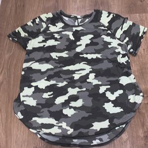 Camo lululemon workout top
